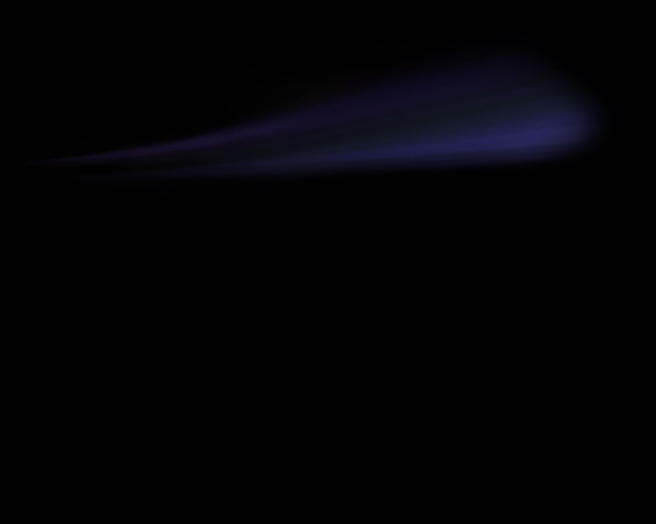 A dark background with a soft blue light beam extending from left to right.