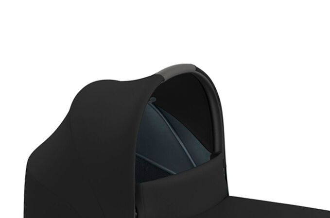 Image du CYBEX Platinum Mios 3 Lux Carry Cot Stroller, mettant en avant la fonctionnalité Poignée de transport.