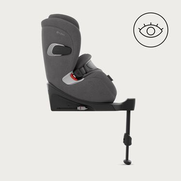 An image of the CYBEX Platinum Anoris T2 i-Size Plus Toddler Car Seat, highlighting the Direct Eye Contact feature.