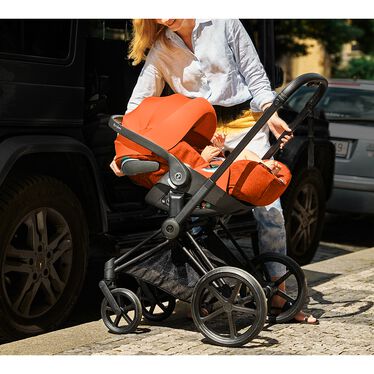 Car seat cover  Cybex Cloud Z i-size - Powder stripes - Décoration  Babycenter