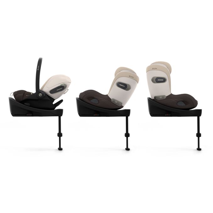 An image of the CYBEX Platinum Base S ISOFIX Base, highlighting the Made to Last feature.