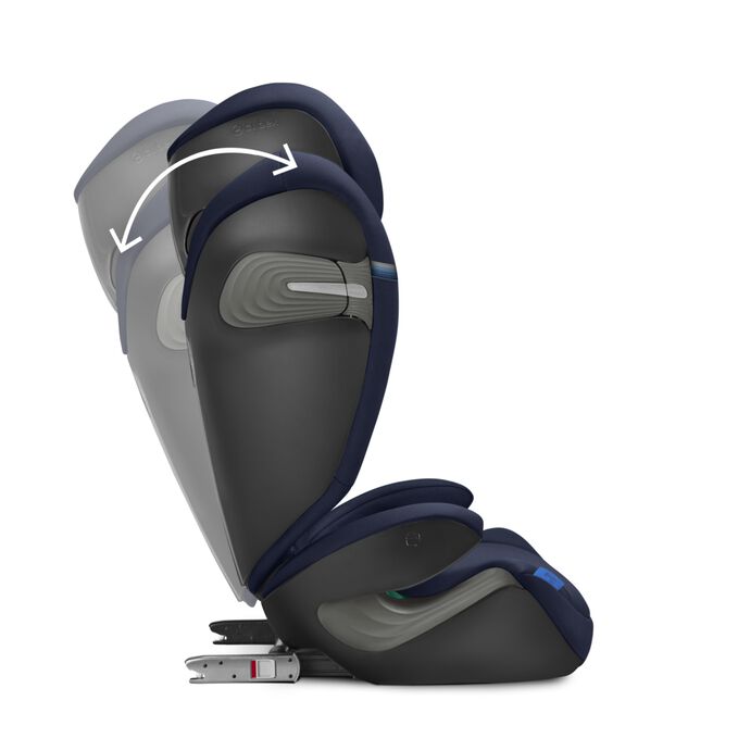 Immagine del CYBEX Gold Solution S2 i-Fix Child Car Seat che mette in risalto la caratteristica Schienale regolabile.