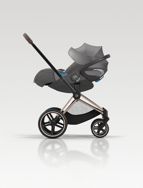 CYBEX Platinum Infant Car Seat Cloud T on Priam