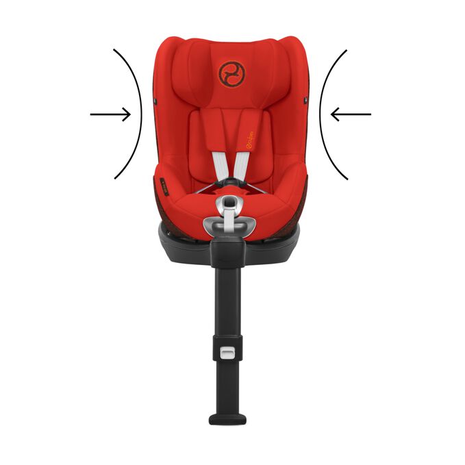 Immagine del CYBEX Platinum Sirona Zi i-Size Toddler Car Seat che mette in risalto la caratteristica Scocca ad alto assorbimento d’urto.