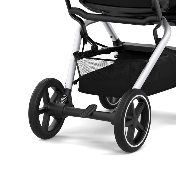 An image of the CYBEX Gold Eezy S Twist+2 Buggy, highlighting the All-terrain Wheels feature.