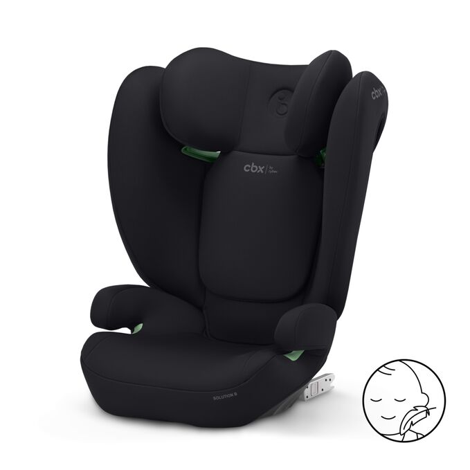 Image du CBX by CYBEX Solution B i-Fix Child Car Seat, mettant en avant la fonctionnalité Doux pour la peau de votre enfant.