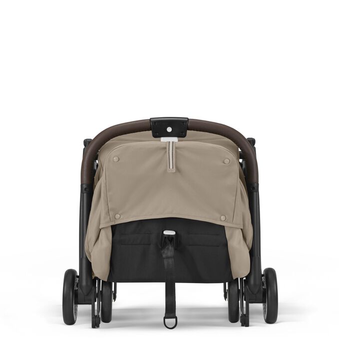 An image of the CYBEX Gold Orfeo Buggy, highlighting the One-hand Fold & Unfold feature.