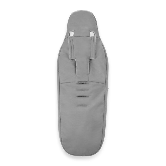 An image of the CYBEX Gold Gold Footmuff Accessories for Strollers, highlighting the Fits all Harness Systems feature.