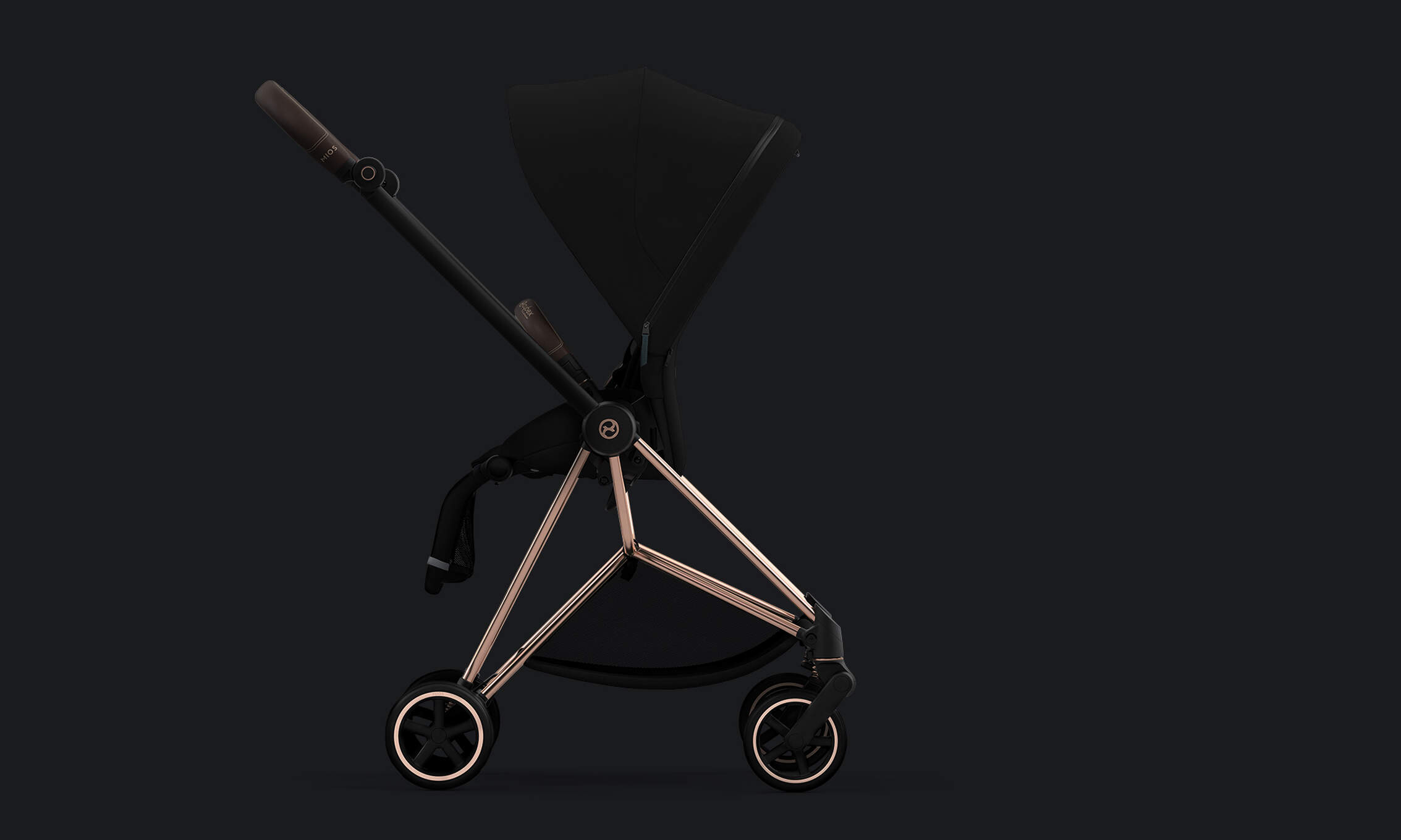Functie van omkeerbare stoel van CYBEX Platinum Mios kinderwagen