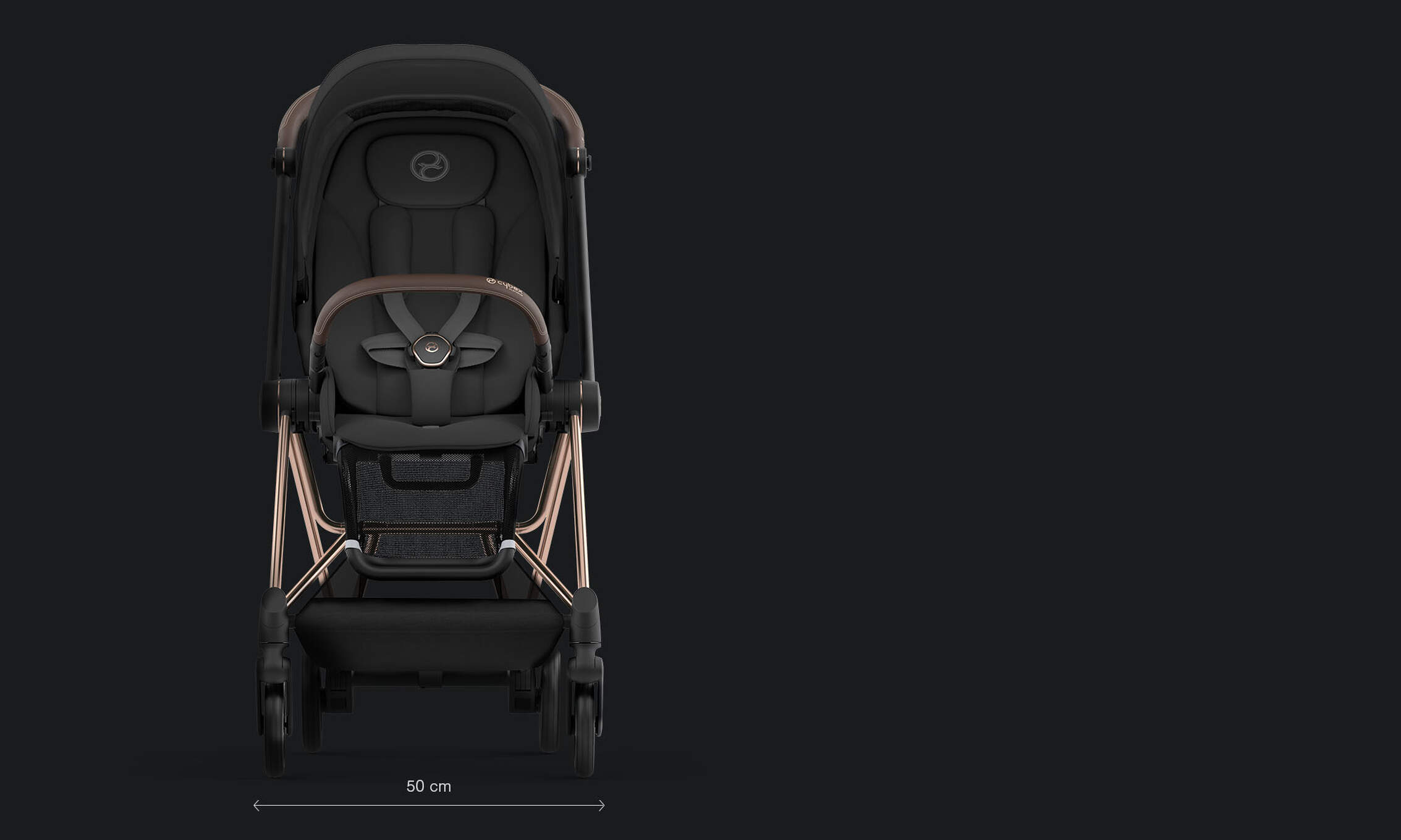 CYBEX Platinum Mios barnvagn lätt och kompakt funktionalitet