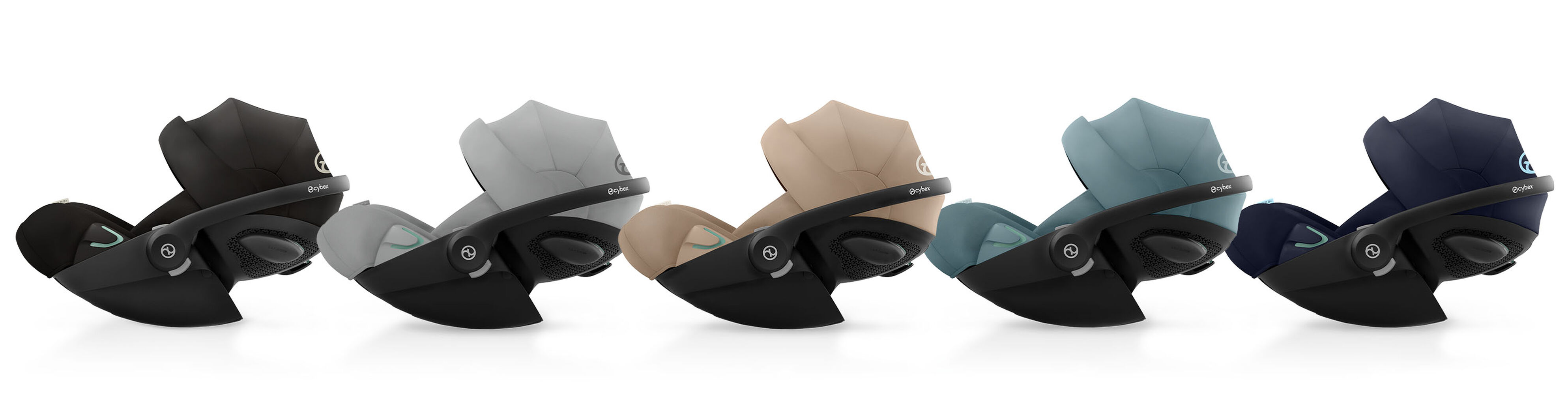 Cloud G infant car seat with reclining function in various colors