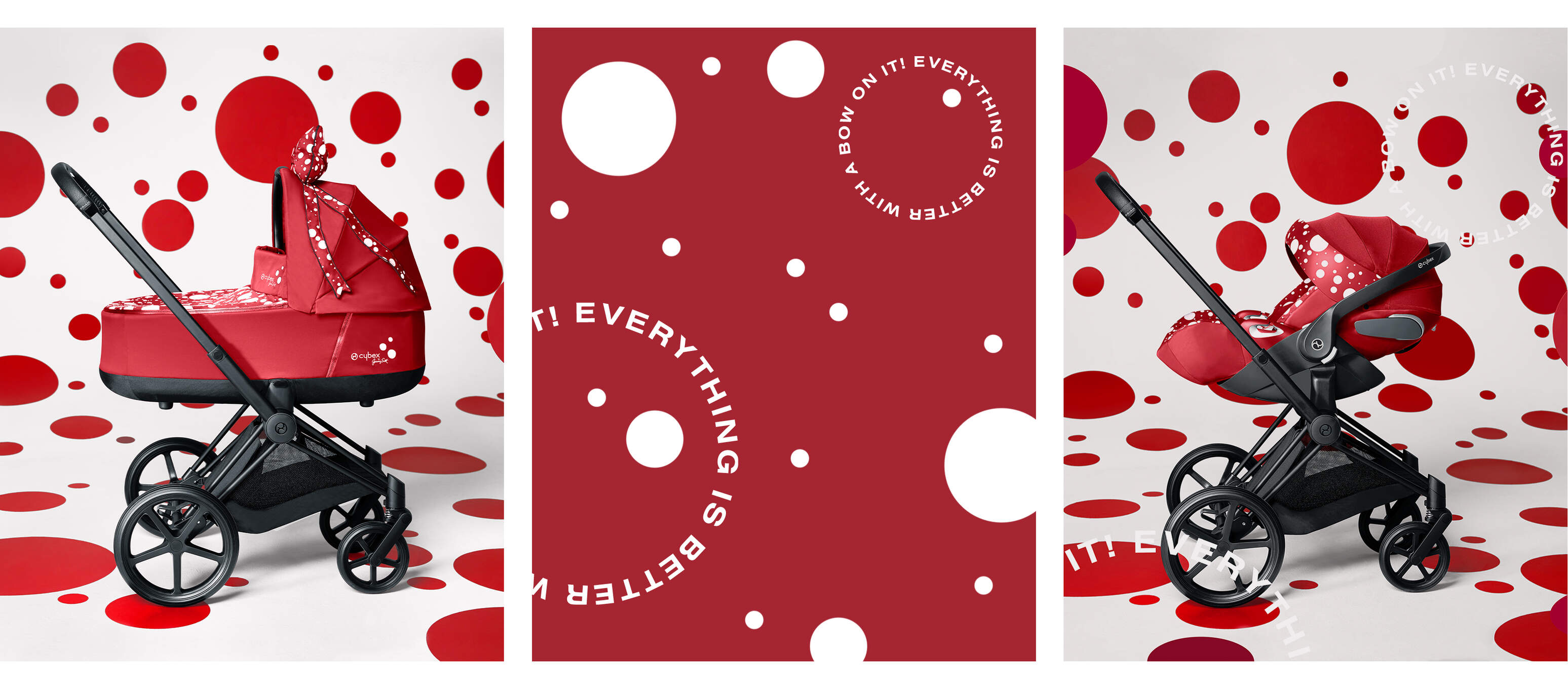 Rosett-banner från Jeremy Scott Petticoat-kollektionen med Cybex