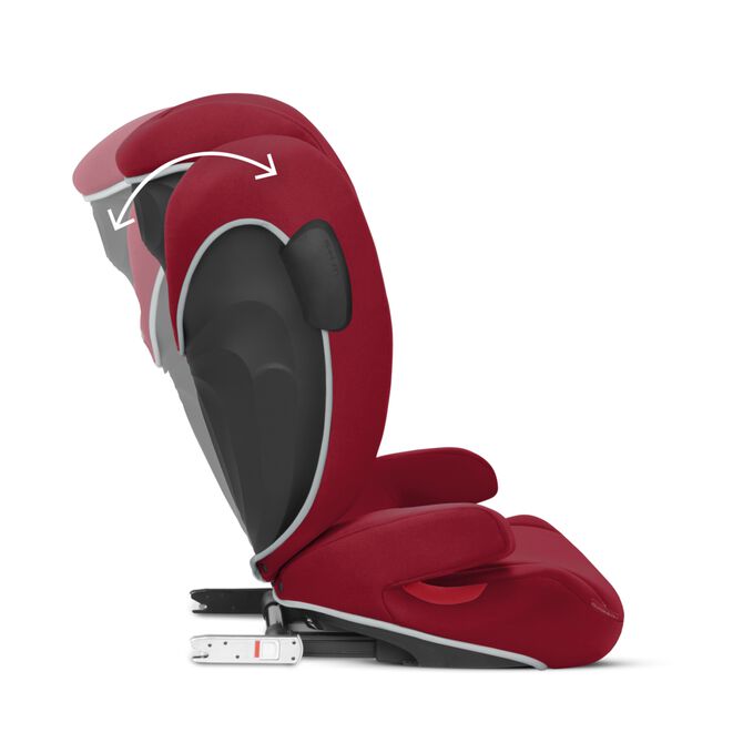 Ein Bild des CYBEX Silver Solution B2-Fix + Child Car Seat, das das Merkmal Passt perfekt in Ihr Fahrzeug hervorhebt.