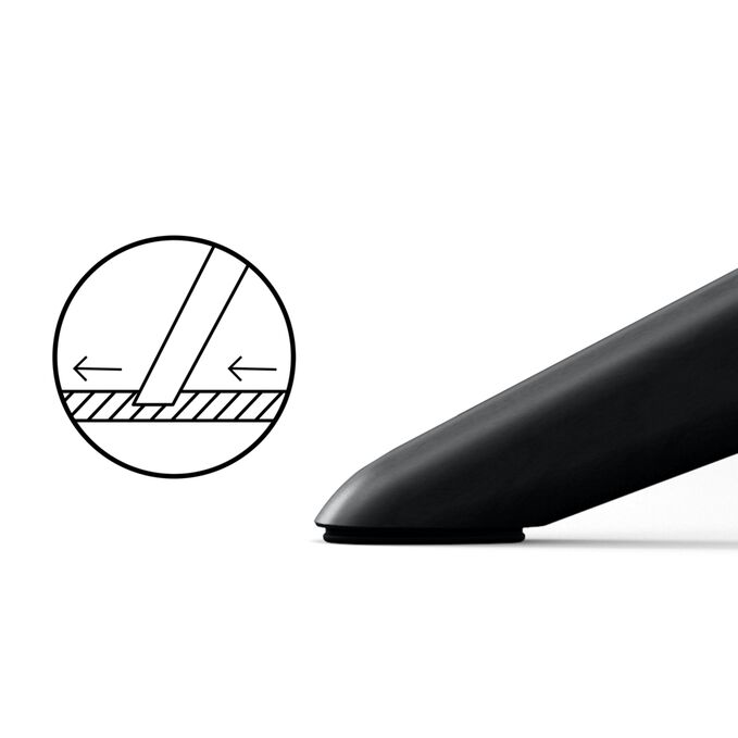 An image of the CYBEX Platinum Lemo Platinum Chair Highchair, highlighting the Glides with Ease feature.