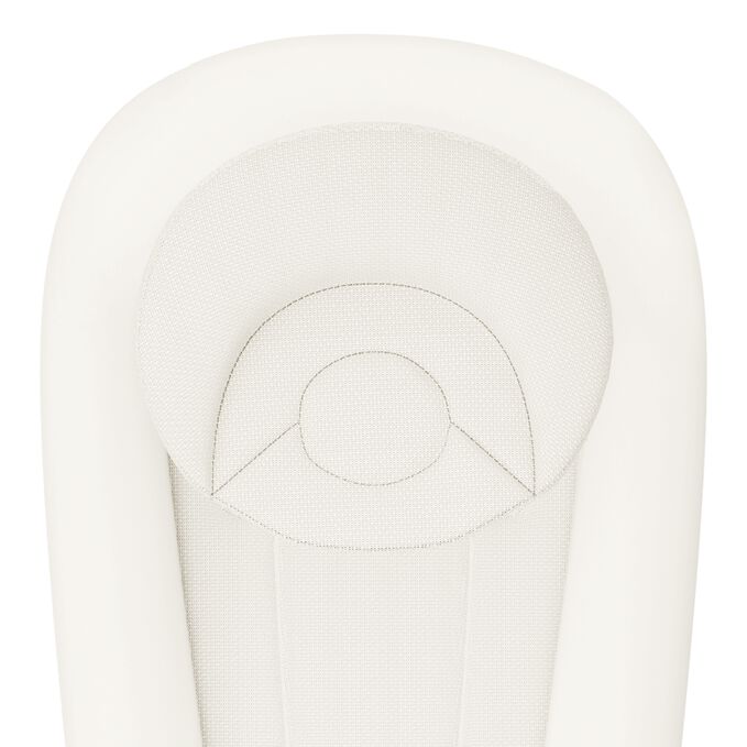 An image of the CYBEX Gold Newborn Nest Accessories for Strollers, highlighting the Supporting head cushion feature.