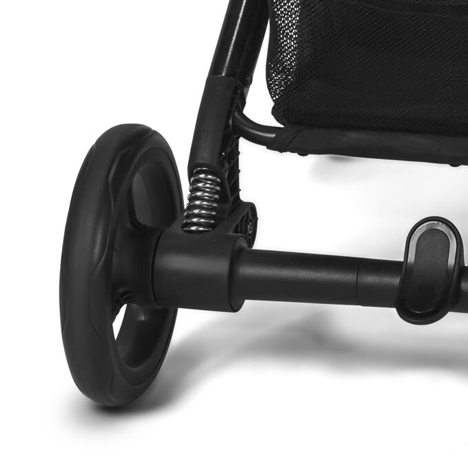 An image of the CYBEX Gold Beezy 2 Buggy, highlighting the All-Wheel Suspension feature.