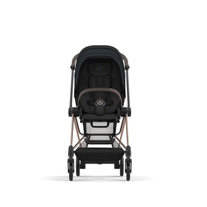 An image of the CYBEX Platinum Mios Jeremy Scott - Wings Stroller, highlighting the Comfort inlay feature.