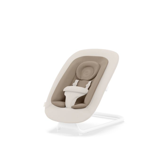 An image of the CYBEX Gold Gold Bouncer Bouncer, highlighting the Gold Bouncer Comfort Pack feature.