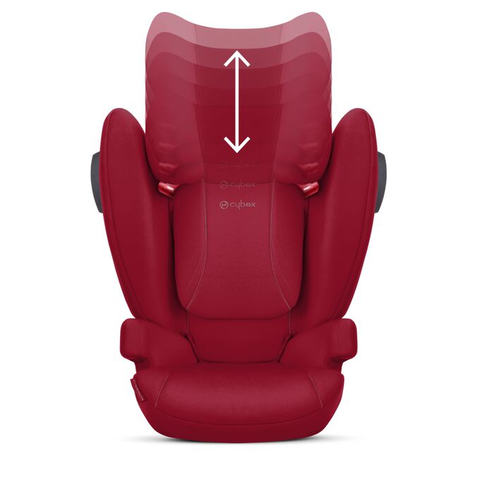 Ein Bild des CYBEX Silver Solution B2-Fix + Lux Child Car Seat, das das Merkmal Wächst mit dem Kind hervorhebt.