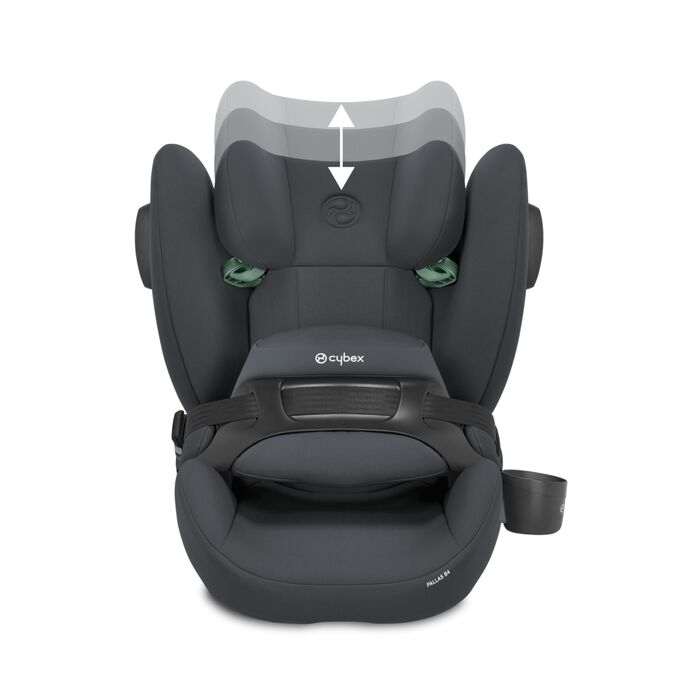 Ein Bild des CYBEX Silver Pallas B4 i-Size Toddler Car Seat, das das Merkmal Wächst mit Ihrem Kind hervorhebt.