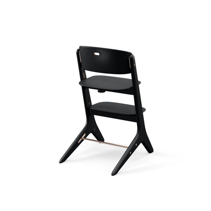 Imagem do CYBEX Platinum Lemo Platinum 3-in-1 Highchair, destacando a funcionalidade Placas flexíveis para a família.