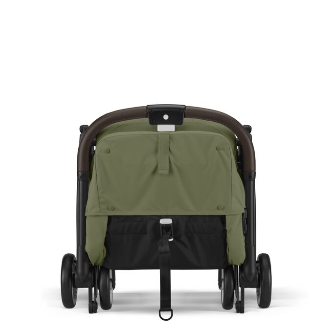 An image of the CYBEX Gold Orfeo Buggy, highlighting the One-hand Fold & Unfold feature.