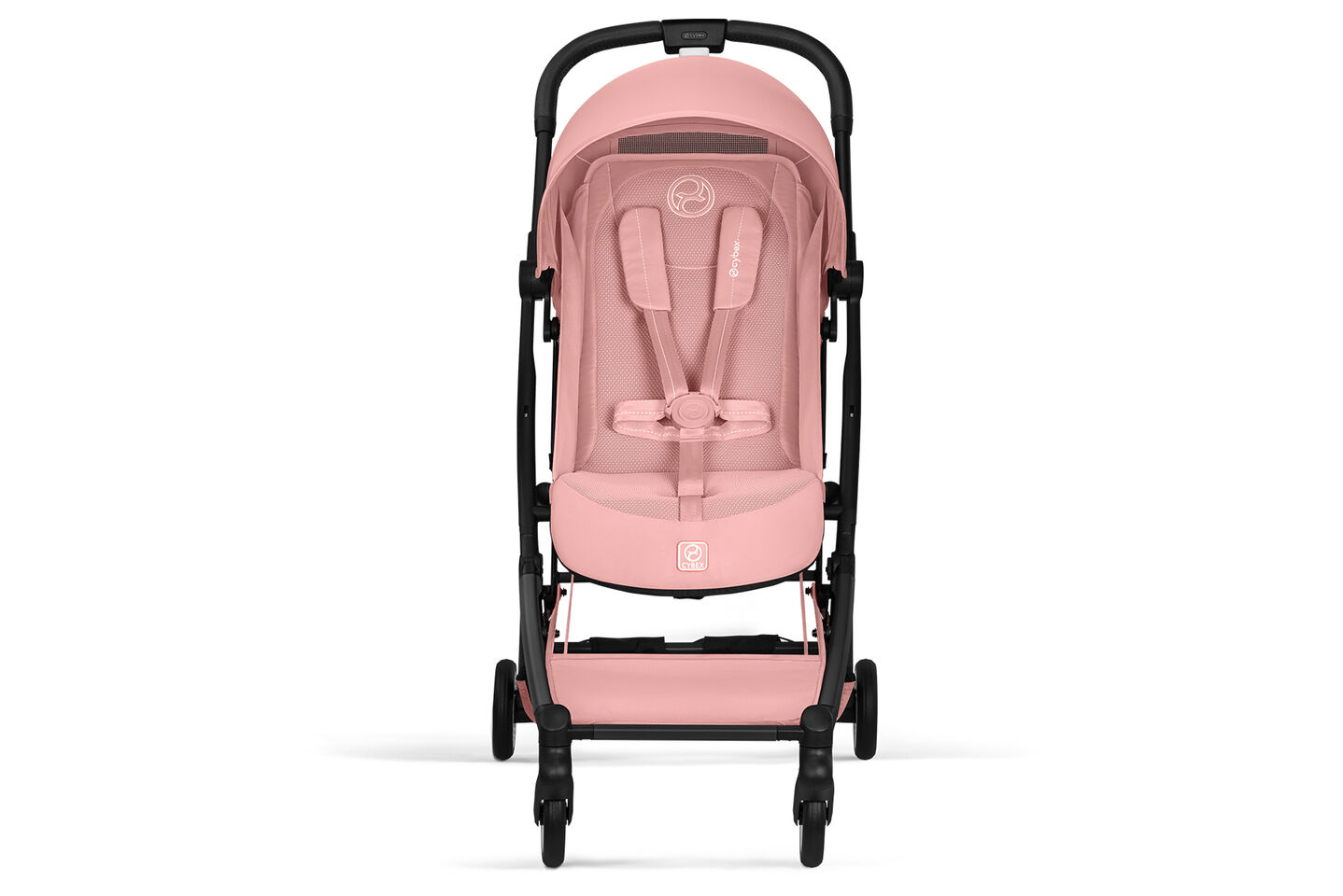 Cybex Orfeo kompakter Reisebuggy in Candy Pink in Frontansicht