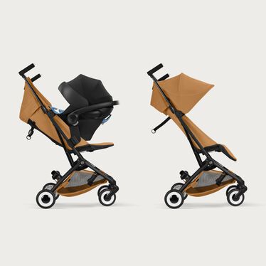 An image of the CYBEX Gold Libelle Stroller, highlighting the Travel System Ready feature.