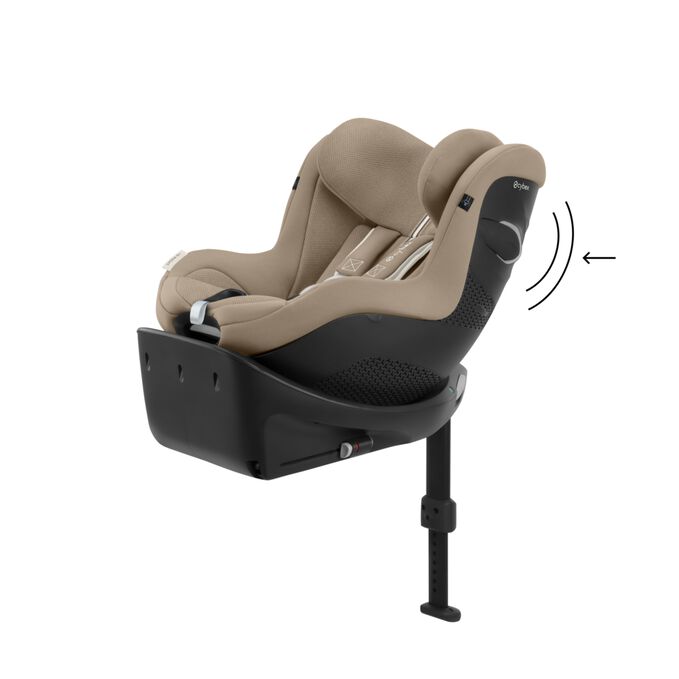 An image of the CYBEX Gold Sirona Gi i-Size Toddler Car Seat, highlighting the Side-protection feature.