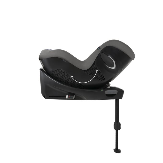 An image of the CYBEX Gold Sirona Gi i-Size Toddler Car Seat, highlighting the Always in a comfortable position feature.