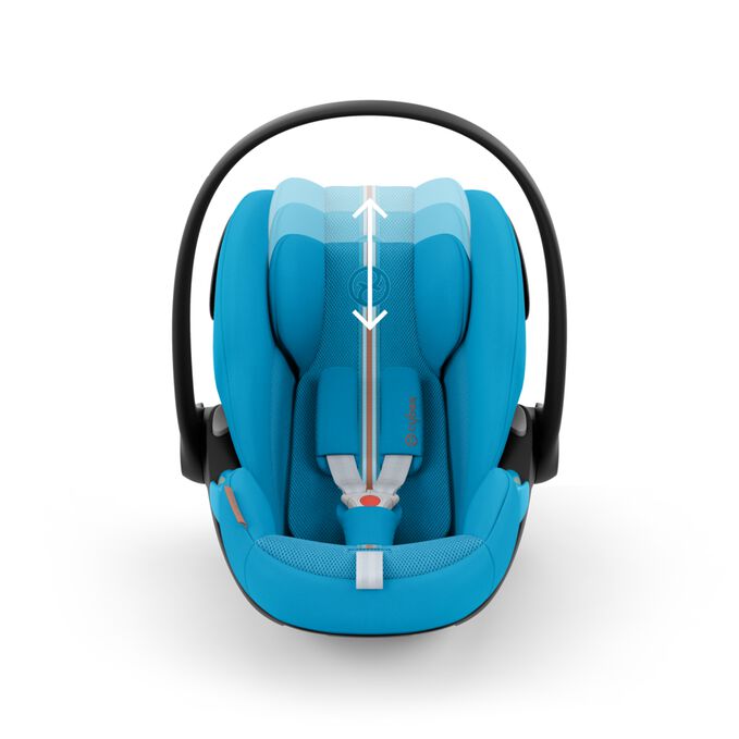 An image of the CYBEX Gold Cloud G i-Size Infant Car Seat, highlighting the Grows with your child feature.