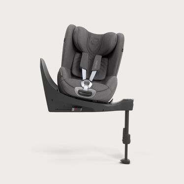 An image of the CYBEX Platinum Sirona T i-Size Toddler Car Seat, highlighting the Easy on and off-boarding feature.
