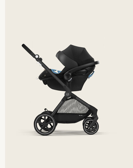 Side view product image of a Travel System with EOS Stroller and Aton 2 Infant Car Seat