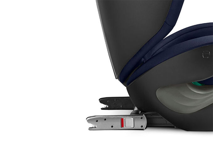 Immagine del CYBEX Gold Solution S2 i-Fix Child Car Seat che mette in risalto la caratteristica ISOFIX.