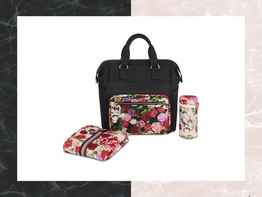 Kolekce CYBEX Platinum Spring Blossom Collection – přebalovací taška – tmavá