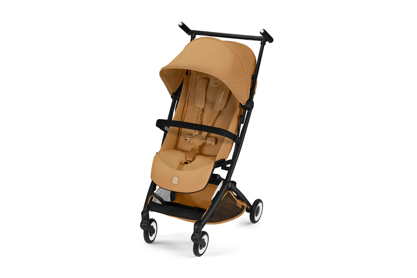 Product image of a Libelle travel buggy with a bumper bar attached.