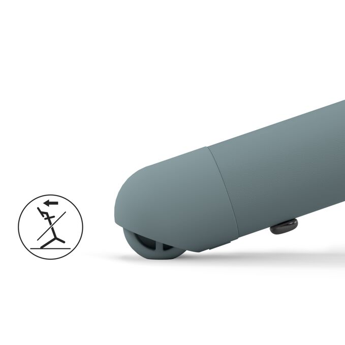 An image of the CYBEX Gold Lemo Chair Highchair, highlighting the Safe around your home feature.