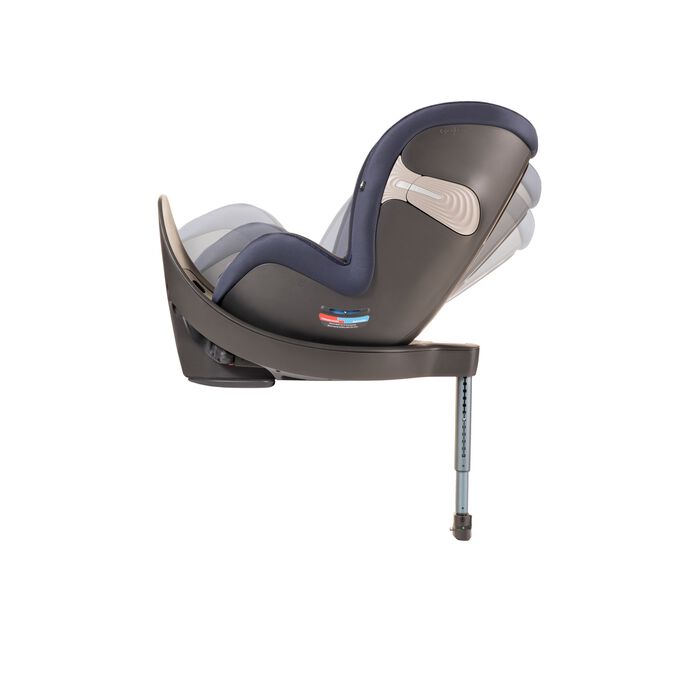 An image of the CYBEX Gold Sirona S with SensorSafe Toddler Car Seat, highlighting the 12-Position Recline feature.