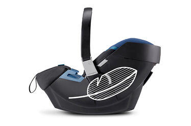 An image of the CYBEX Gold Eos Travel System Stroller, highlighting the Ultra Lightweight feature.