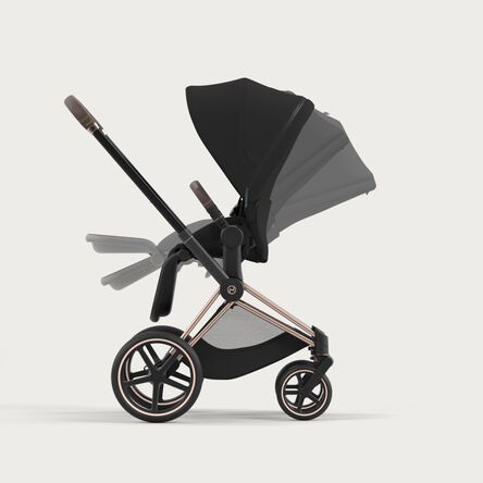 One-hand recline and fold