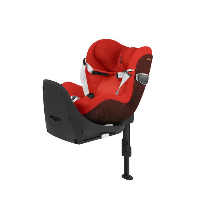 An image of the CYBEX Platinum Sirona Z i-Size Toddler Car Seat, highlighting the Belt Holder feature.