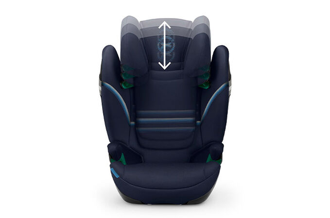 Immagine del CYBEX Gold Solution S i-Fix Child Car Seat che mette in risalto la caratteristica Accompagna la crescita del bambino.
