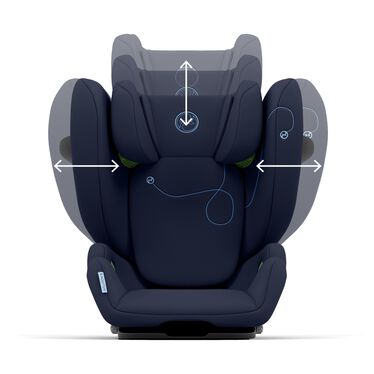 Height-adjustable headrest