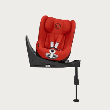 An image of the CYBEX Platinum Sirona Z2 i-Size Toddler Car Seat, highlighting the Easy Boarding Position feature.