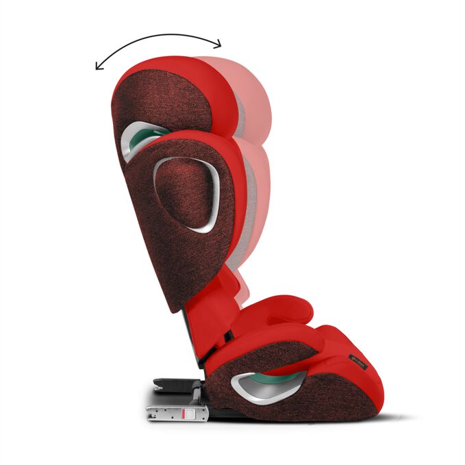 Ein Bild des CYBEX Platinum Solution Z i-Fix Child Car Seat, das das Merkmal Passt sich ideal an hervorhebt.