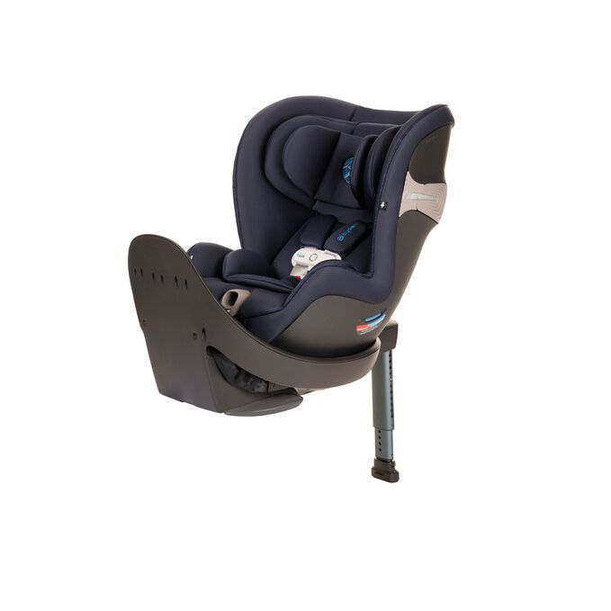 An image of the CYBEX Gold Sirona S with SensorSafe Toddler Car Seat, highlighting the Anti-Rebound Design feature.