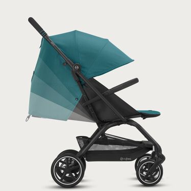 An image of the CYBEX Gold Eezy S+2 Buggy, highlighting the One-hand recline feature.