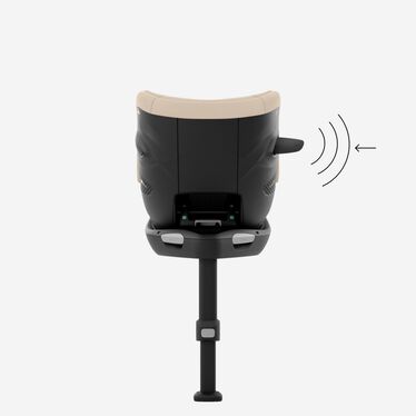 Imagen del CYBEX Gold Sirona G3 Toddler Car Seat que destaca la característica Un 25 % más de protección lateral.