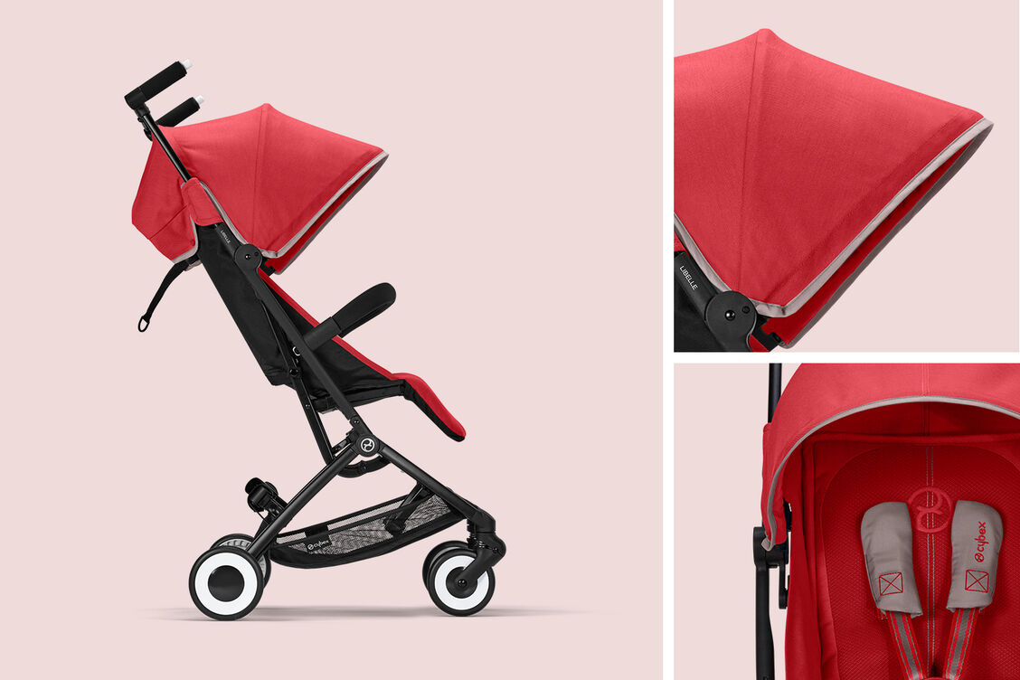 CYBEX Gold Libelle barnvagn Hibiscus Red