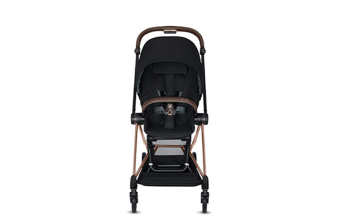An image of the CYBEX Platinum Mios 2  Jeremy Scott - Wings Stroller, highlighting the Comfort inlay feature.